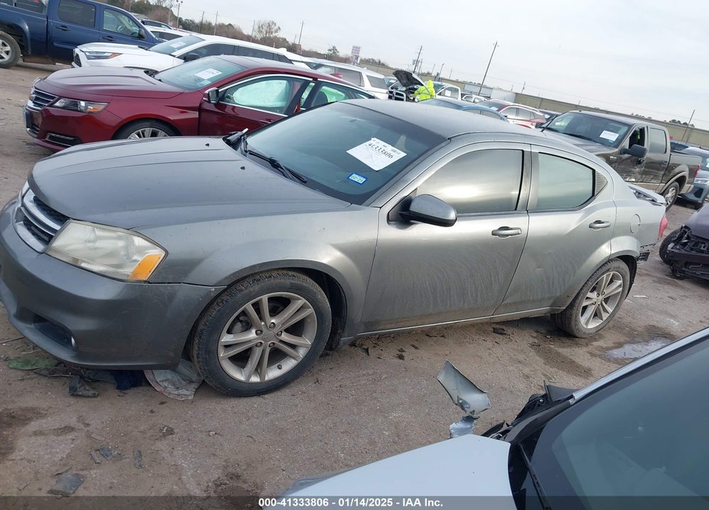 2011 DODGE AVENGER MAINSTREET VIN: 1B3BD1FG3BN593772