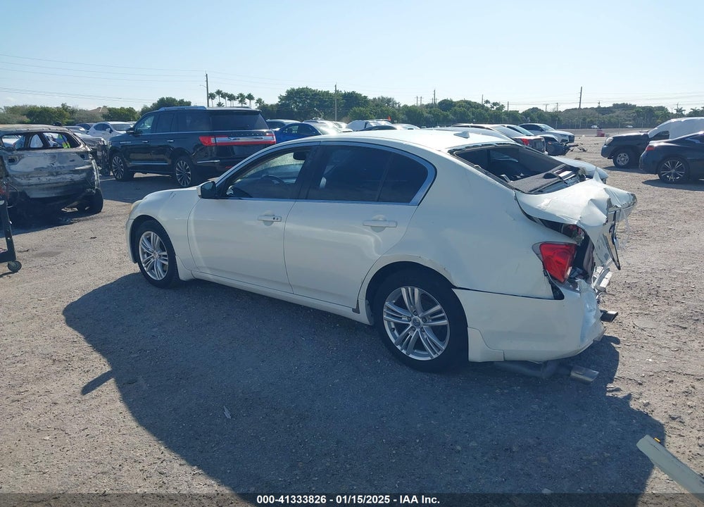2012 INFINITI G25 VIN: JN1DV6AP5CM811844