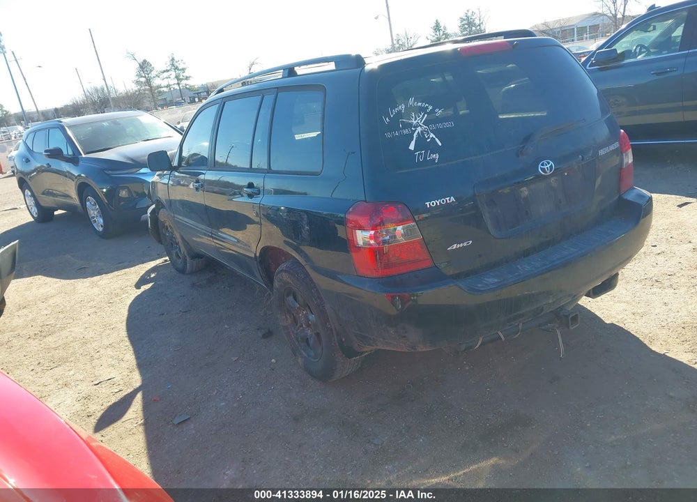 2006 TOYOTA HIGHLANDER VIN: JTEHD21A760042888