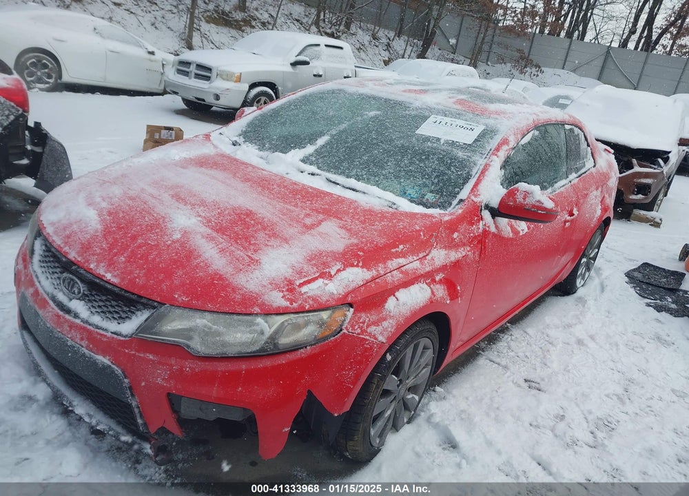 2012 KIA FORTE KOUP SX VIN: KNAFW6A3XC5478483