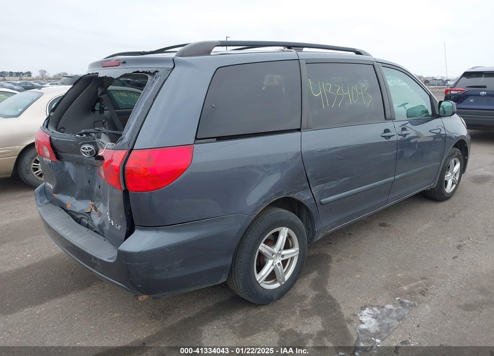 2008 TOYOTA SIENNA LE VIN: 5TDZK23C48S174892