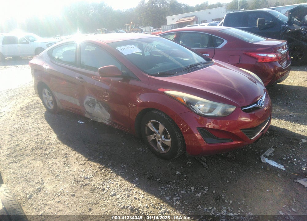 2014 HYUNDAI ELANTRA SE VIN: 5NPDH4AE2EH481634