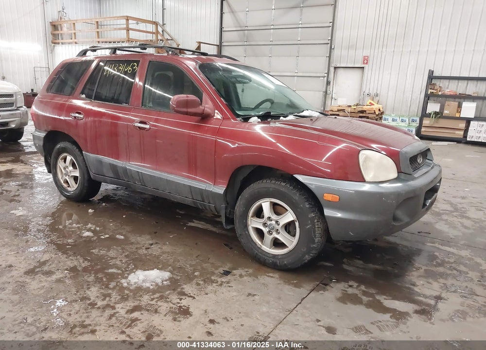 2003 HYUNDAI SANTA FE GLS/LX VIN: KM8SC73D73U404932