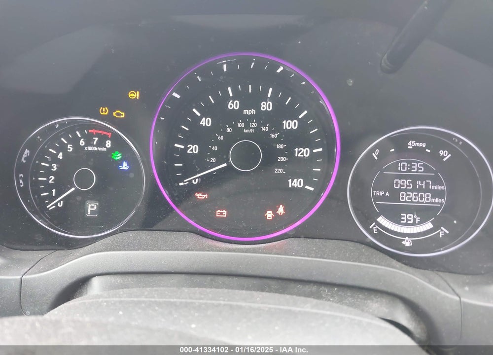 2019 HONDA HR-V LX VIN: 3CZRU6H38KG702167