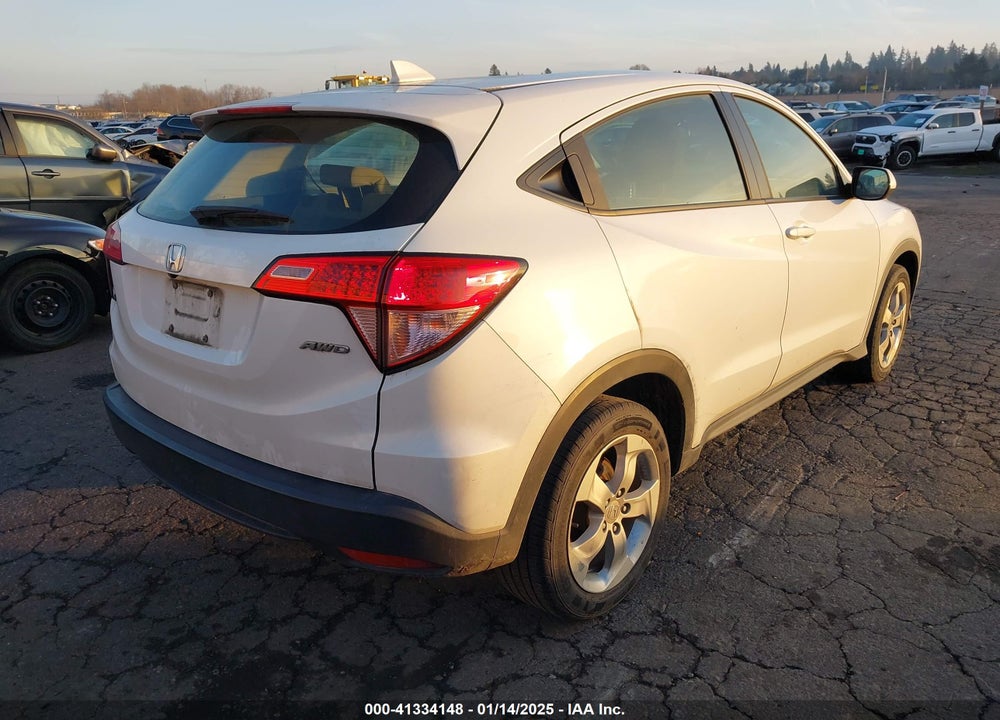 2016 HONDA HR-V LX VIN: 3CZRU6H37GM744872