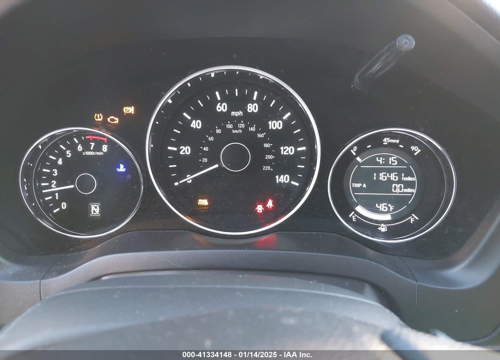 2016 HONDA HR-V LX VIN: 3CZRU6H37GM744872