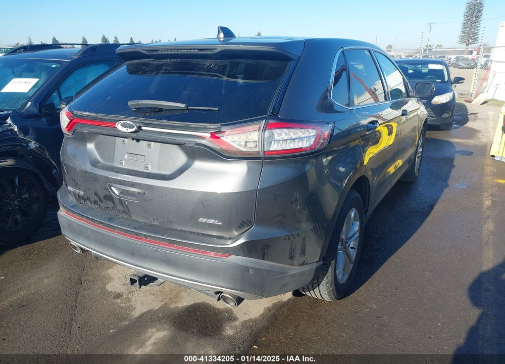 2015 FORD EDGE SEL VIN: 2FMTK3J8XFBB13129