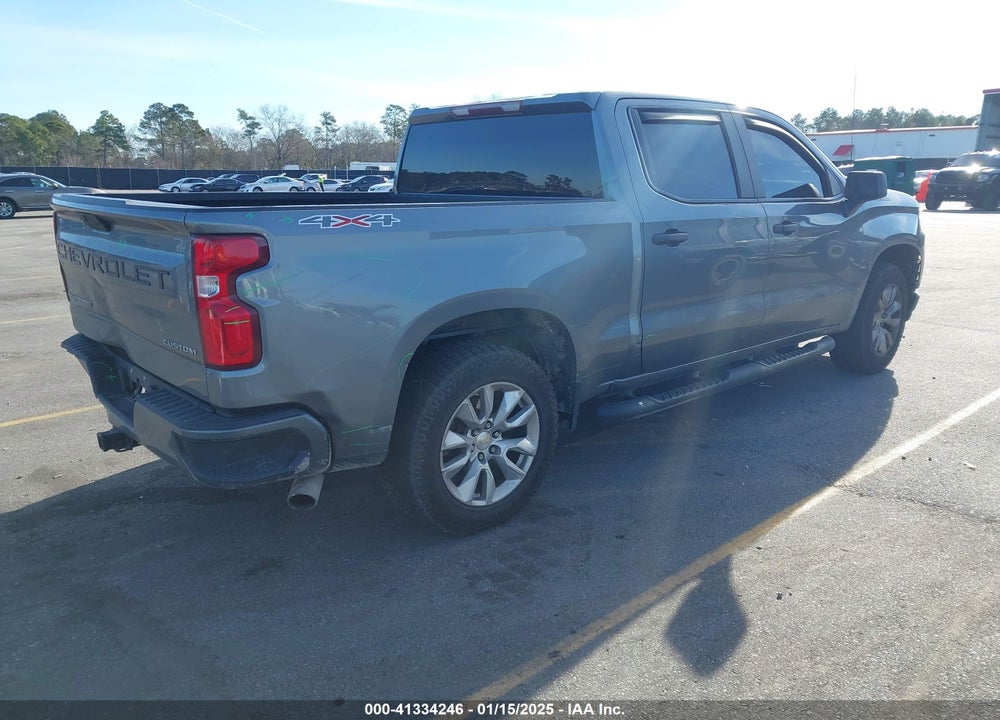 2020 CHEVROLET SILVERADO 1500 4WD SHORT BED CUSTOM VIN: 3GCPYBEH9LG449520