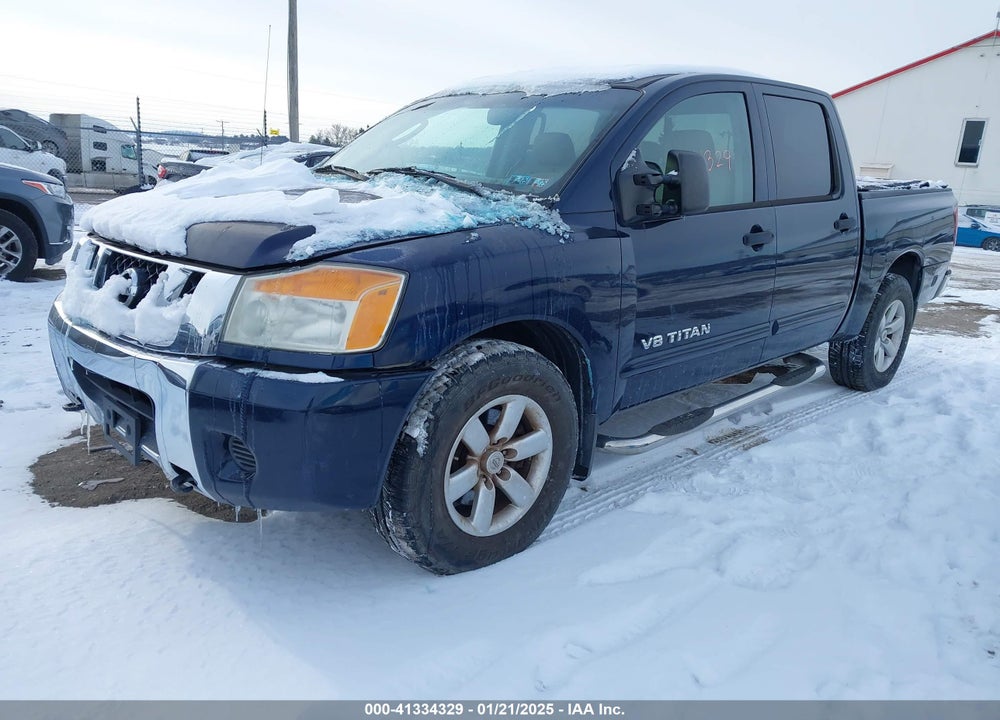 2008 NISSAN TITAN SE VIN: 1N6AA07D58N349712