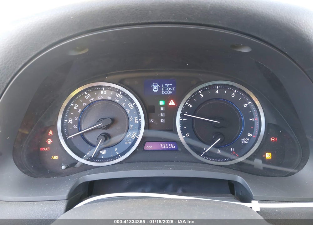 2012 LEXUS IS 250 VIN: JTHBF5C27C5179192