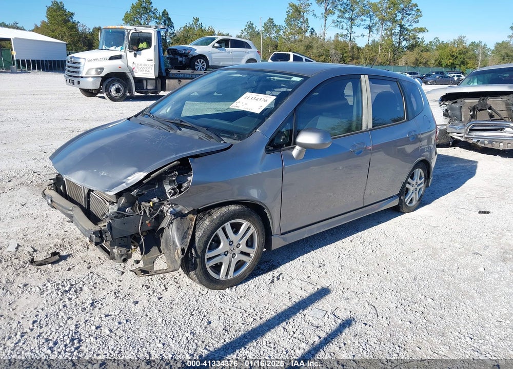 2008 HONDA FIT SPORT VIN: JHMGD38628S058526