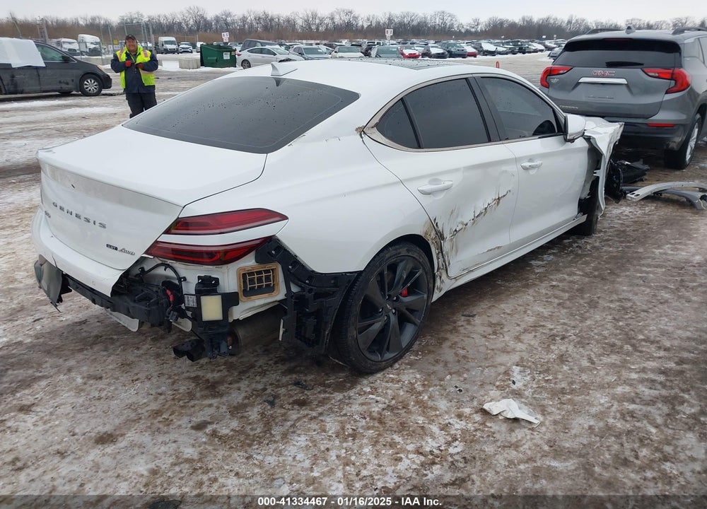 2022 GENESIS G70 VIN: KMTG54TE0NU084062