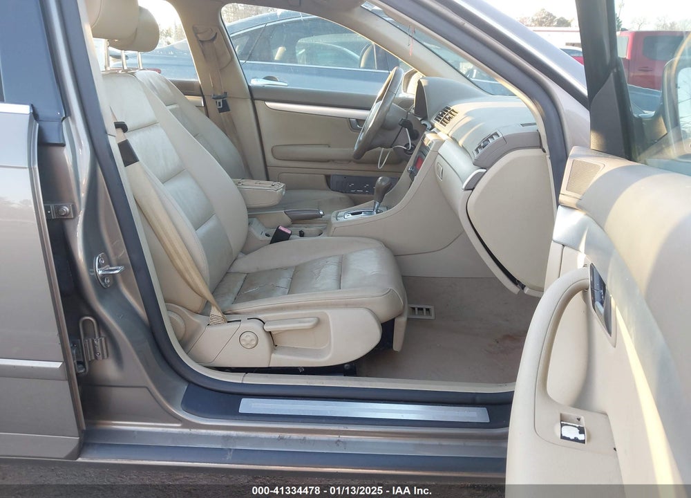 2007 AUDI A4 2.0T VIN: WAUAF78E27A194561