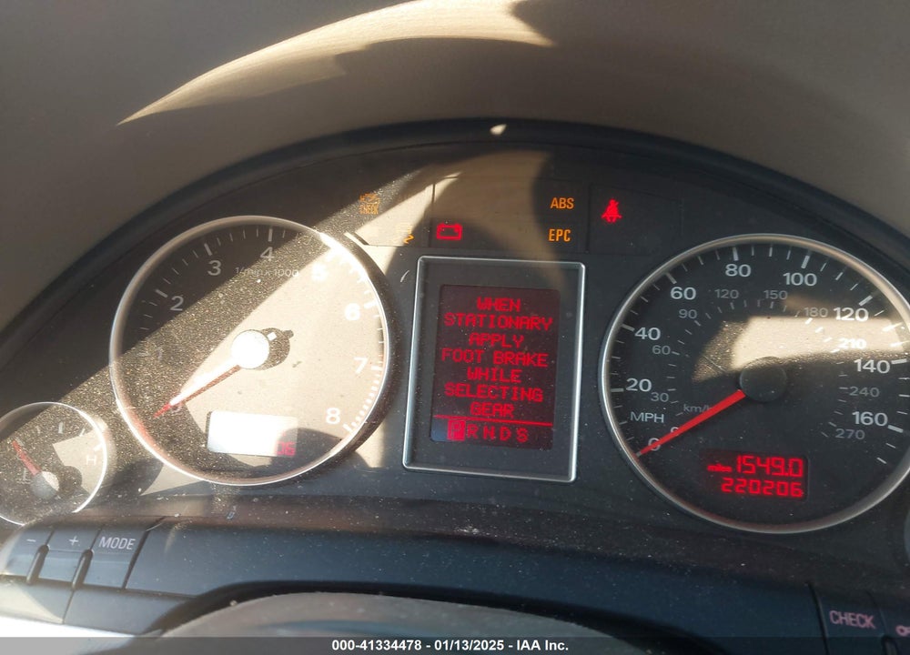 2007 AUDI A4 2.0T VIN: WAUAF78E27A194561