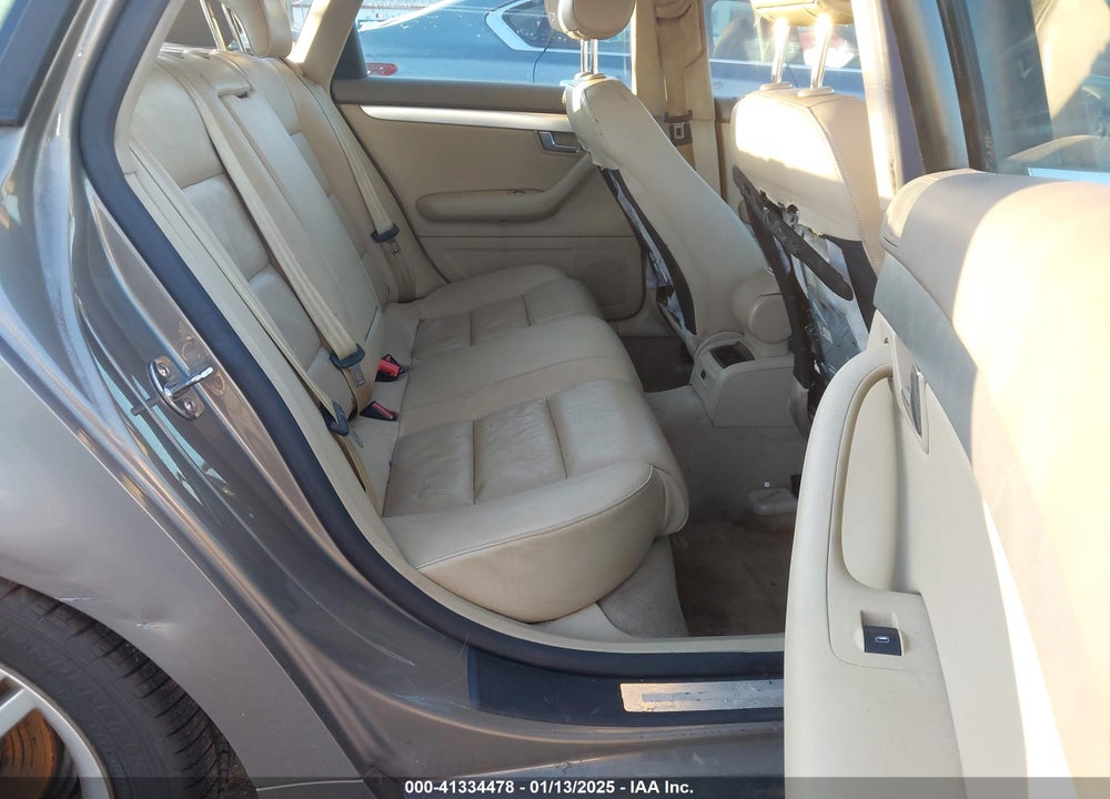 2007 AUDI A4 2.0T VIN: WAUAF78E27A194561