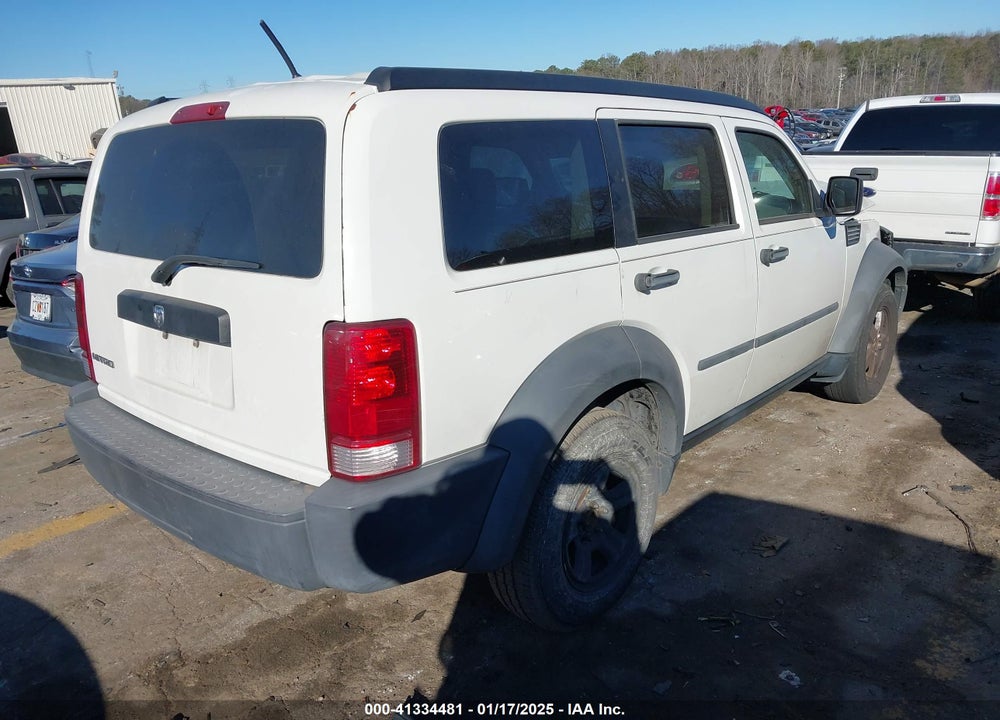 2007 DODGE NITRO SXT VIN: 1D8GT28KX7W591146