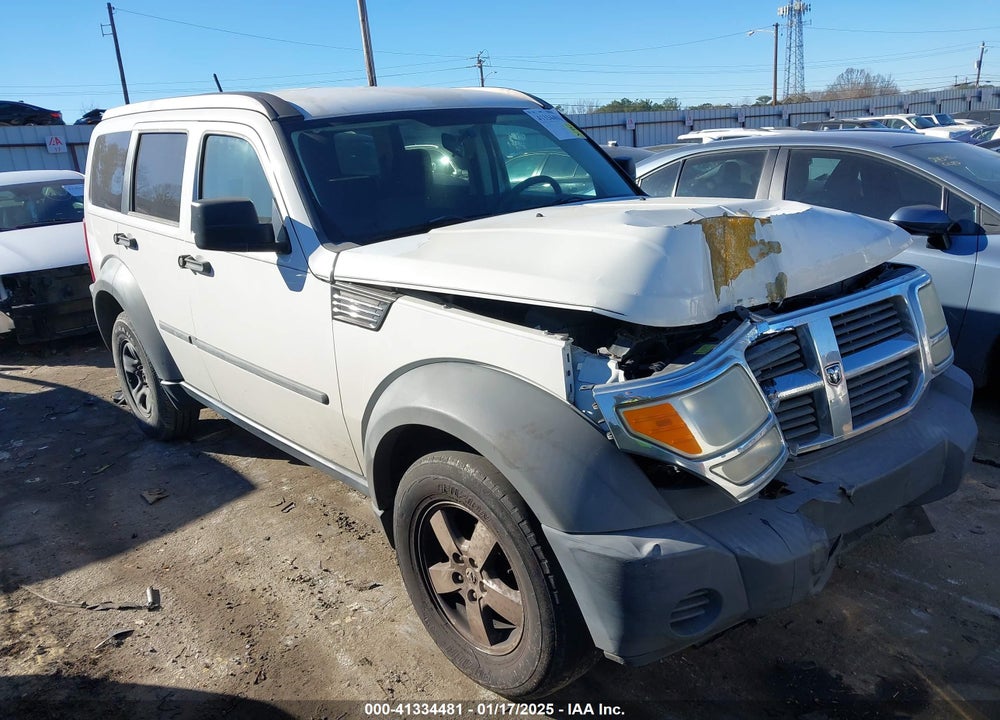 2007 DODGE NITRO SXT VIN: 1D8GT28KX7W591146