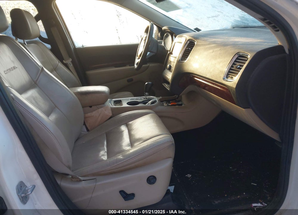 2012 DODGE DURANGO CITADEL VIN: 1C4RDJEG7CC312522