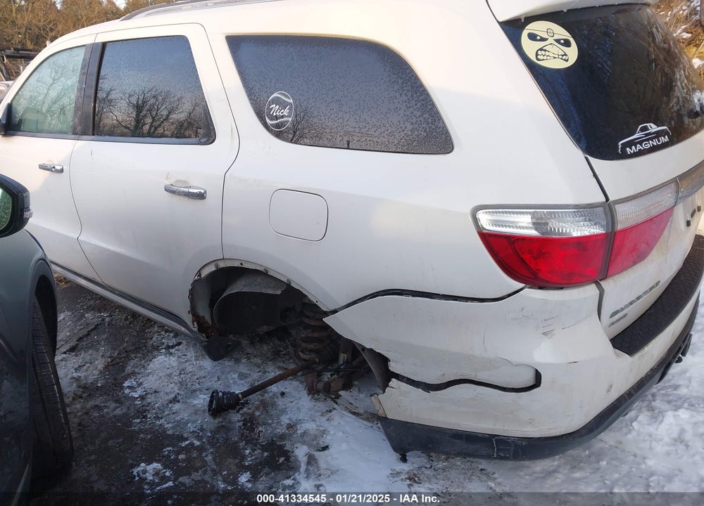 2012 DODGE DURANGO CITADEL VIN: 1C4RDJEG7CC312522