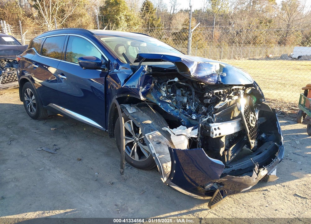 2019 NISSAN MURANO SV VIN: 5N1AZ2MJ4KN166936