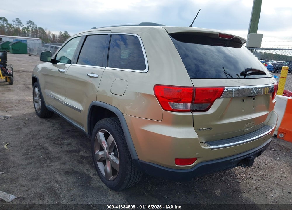 2011 JEEP GRAND CHEROKEE LIMITED VIN: 1J4RS5GGXBC644487