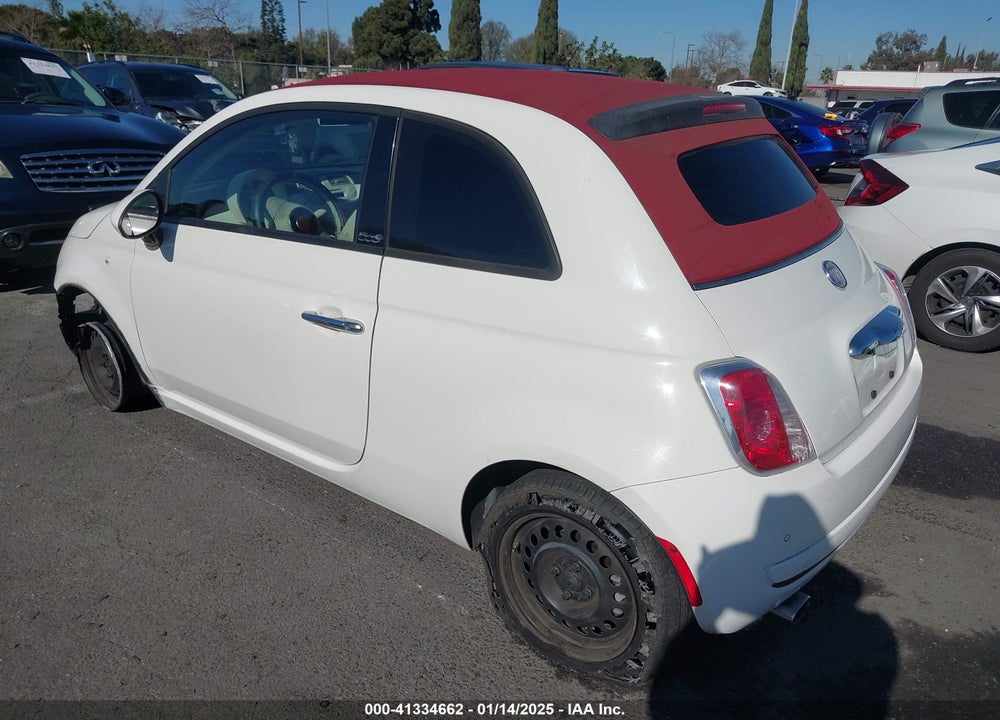 2013 FIAT 500C VIN: 3C3CFFDR3DT514817