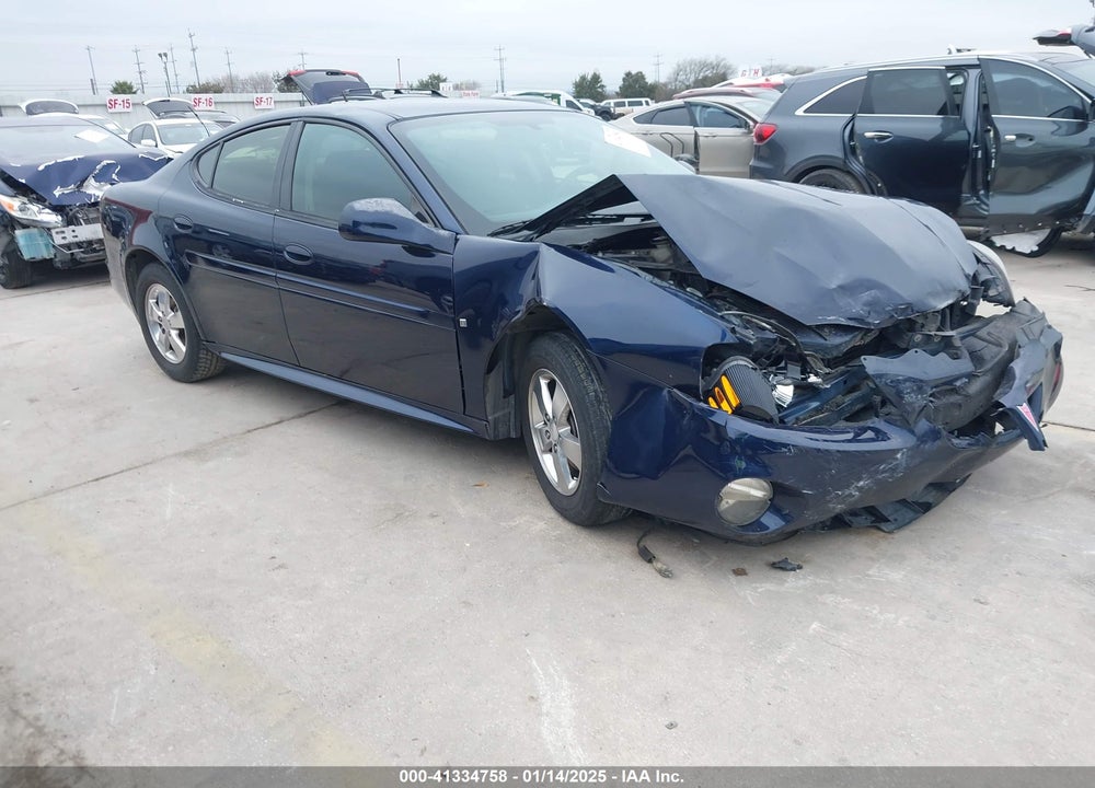 2007 PONTIAC GRAND PRIX VIN: 2G2WP552571184528