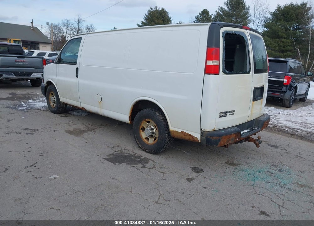 2013 CHEVROLET EXPRESS 2500 WORK VAN VIN: 1GCWGFCA5D1192559