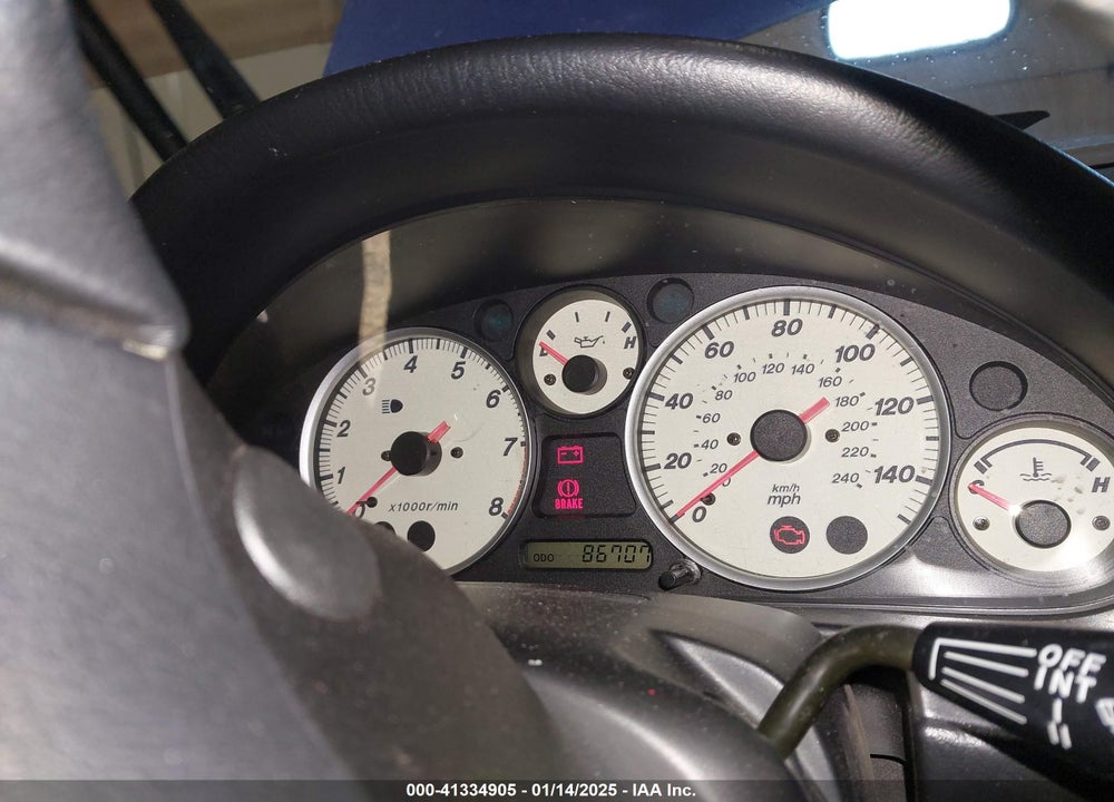 2003 MAZDA MX-5 MIATA CLOTH/LS/SE/SHINSEN VIN: JM1NB353730304631