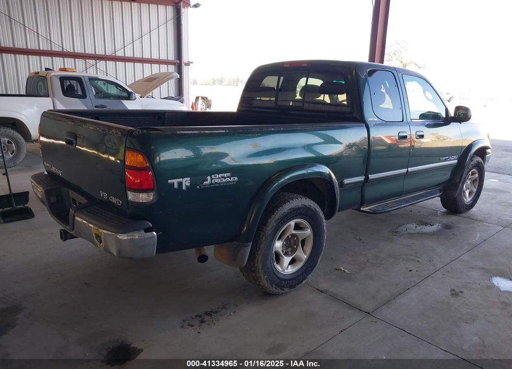 2000 TOYOTA TUNDRA LTD V8 VIN: 5TBBT4815YS062287