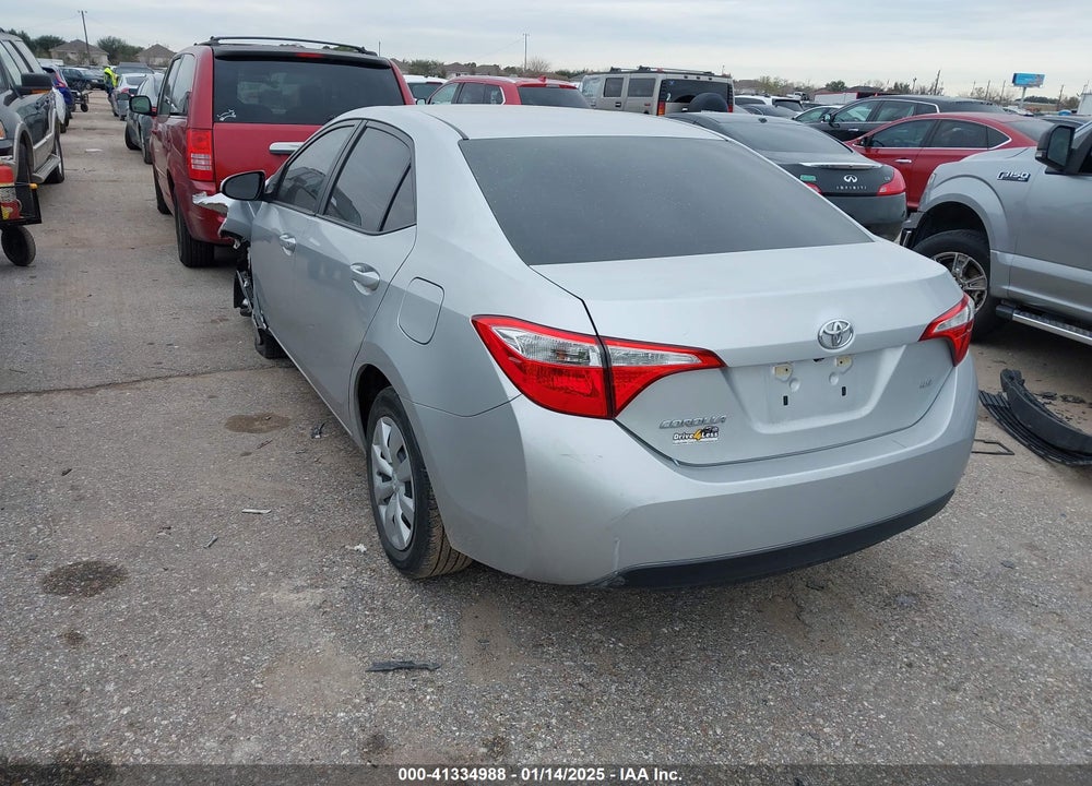 2016 TOYOTA COROLLA LE VIN: 5YFBURHE1GP533623