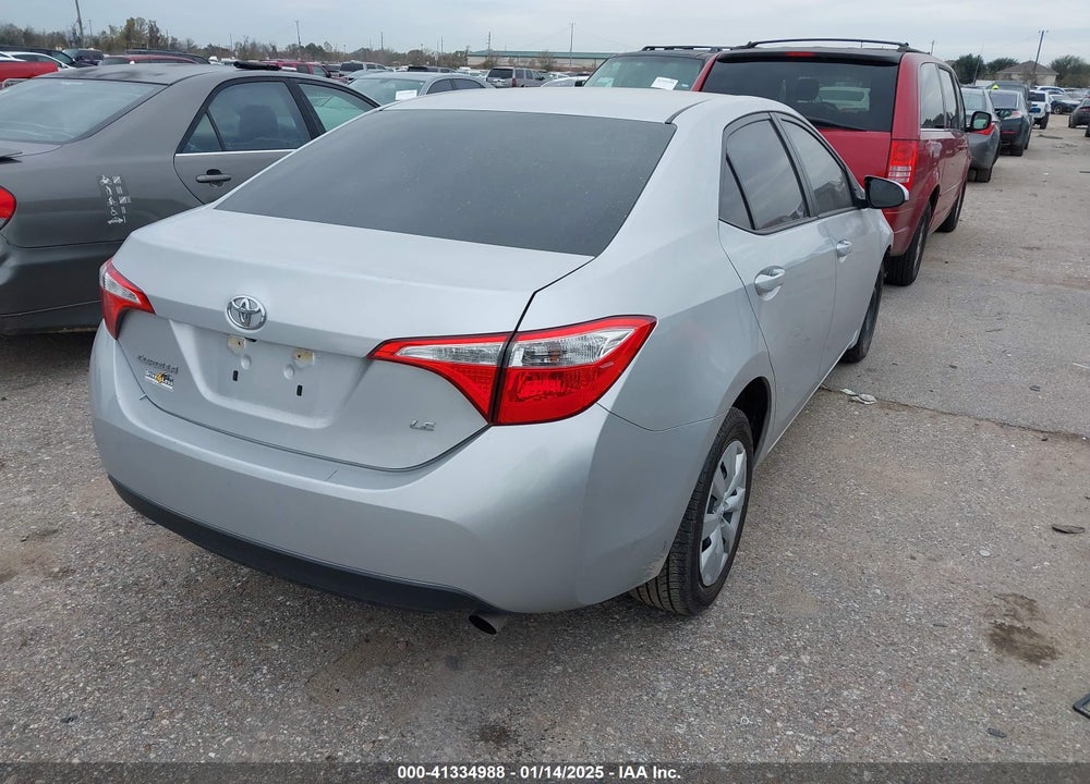 2016 TOYOTA COROLLA LE VIN: 5YFBURHE1GP533623