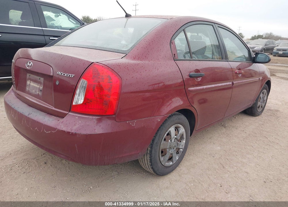 2006 HYUNDAI ACCENT VIN: KMHCN46C96U020350