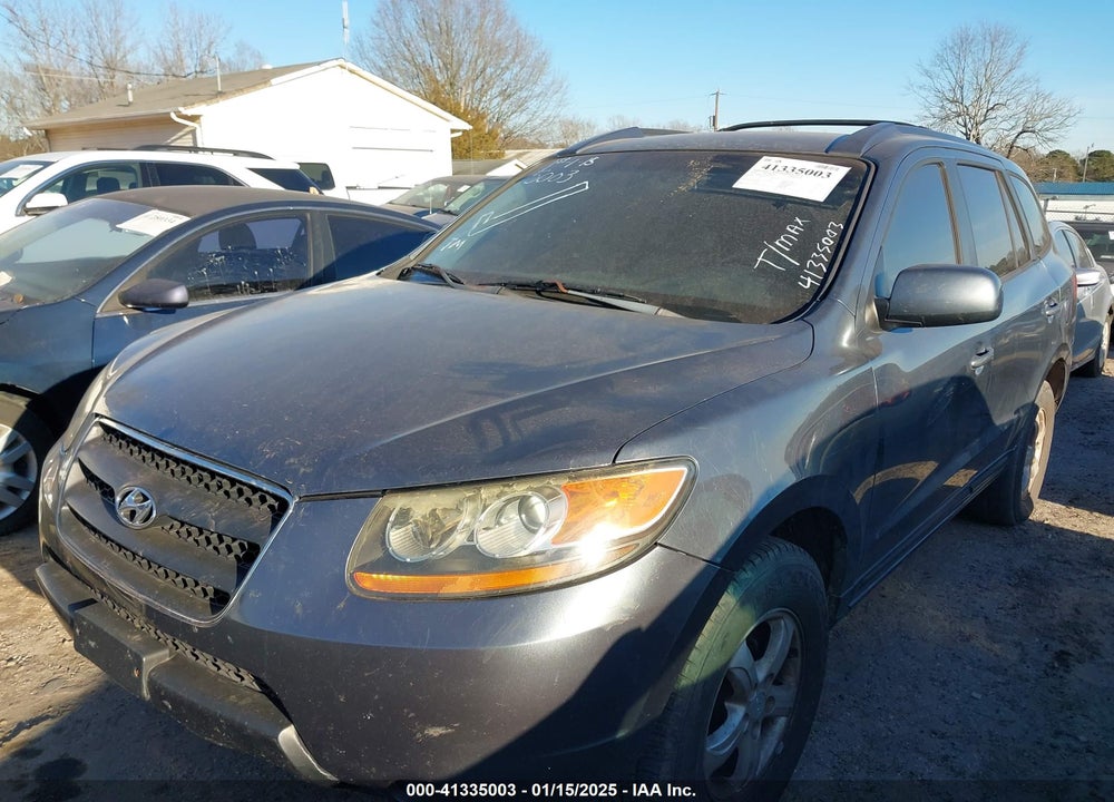 2007 HYUNDAI SANTA FE GLS VIN: 5NMSG13D77H061817