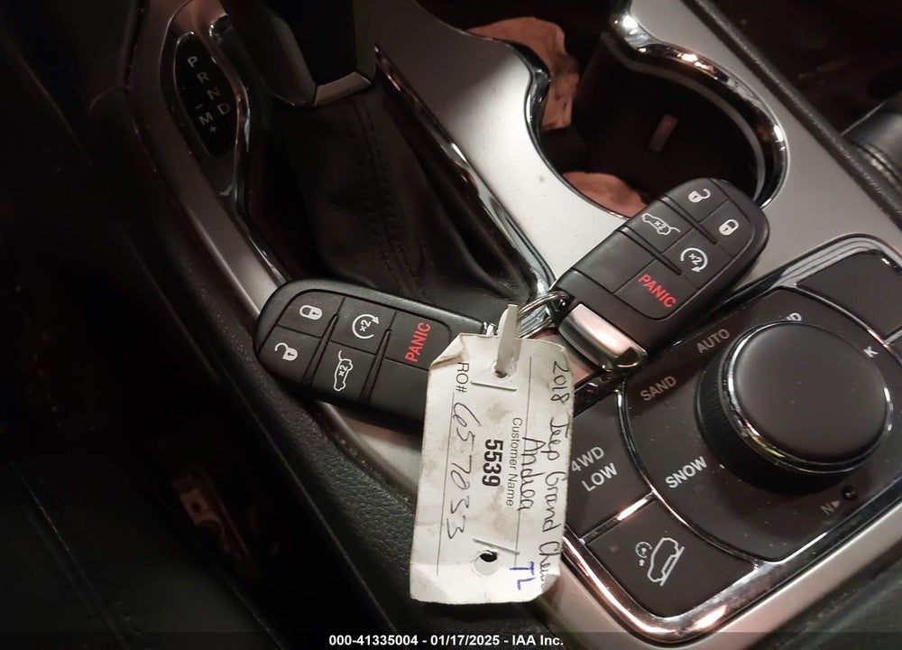 2018 JEEP GRAND CHEROKEE LIMITED 4X4 VIN: 1C4RJFBT5JC212777