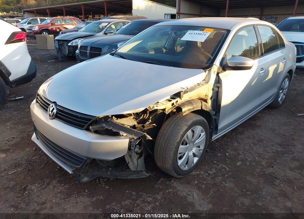 2012 VOLKSWAGEN JETTA VIN: 3VWDX7AJ5CM123272
