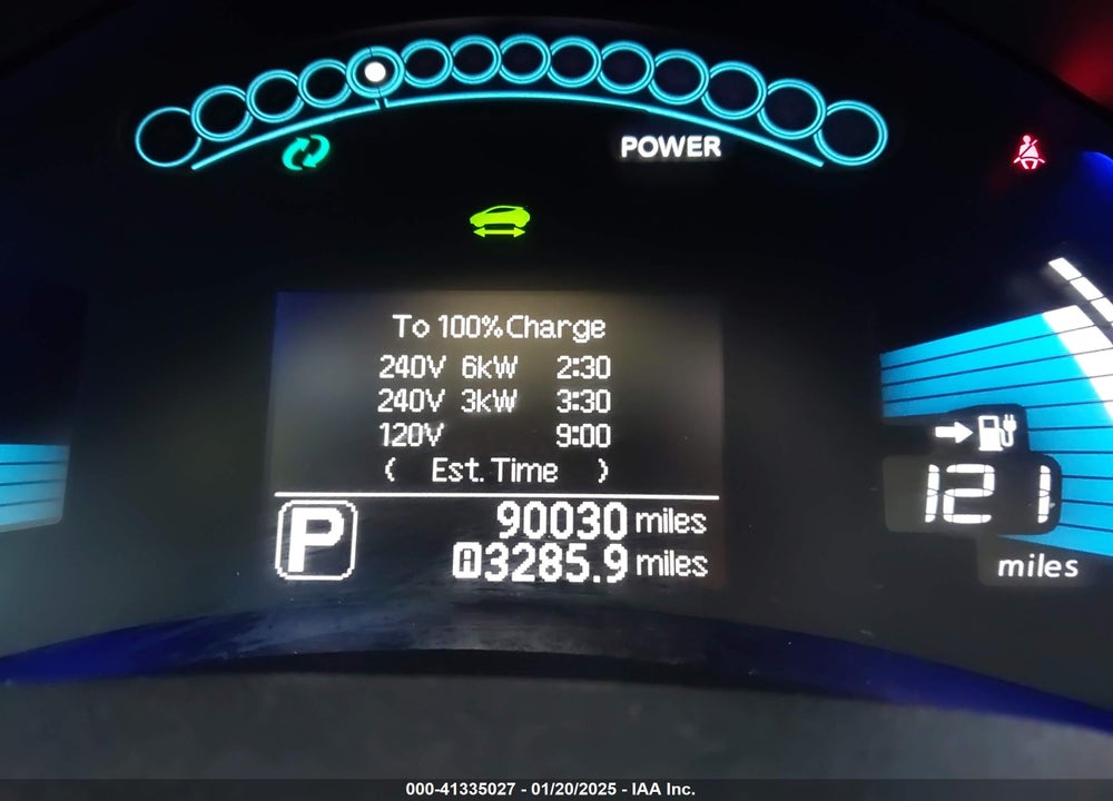2016 NISSAN LEAF SV VIN: 1N4BZ0CP2GC305828