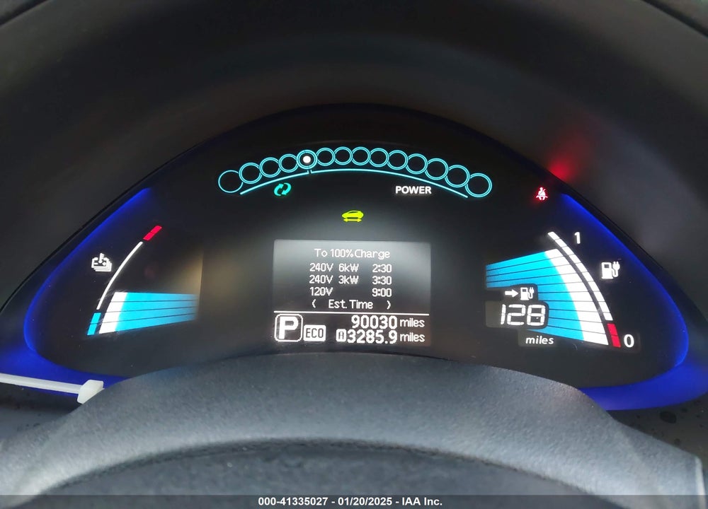 2016 NISSAN LEAF SV VIN: 1N4BZ0CP2GC305828