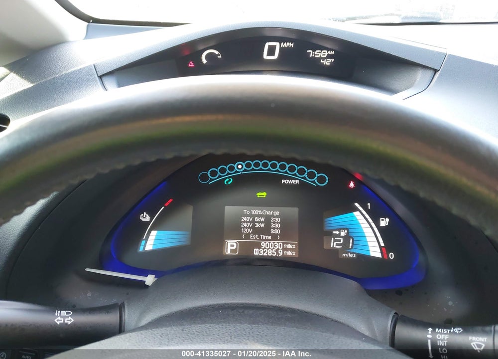 2016 NISSAN LEAF SV VIN: 1N4BZ0CP2GC305828