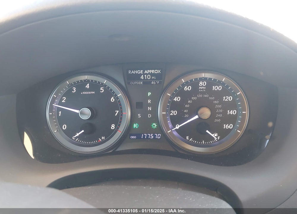 2012 LEXUS ES 350 VIN: JTHBK1EG7C2507709