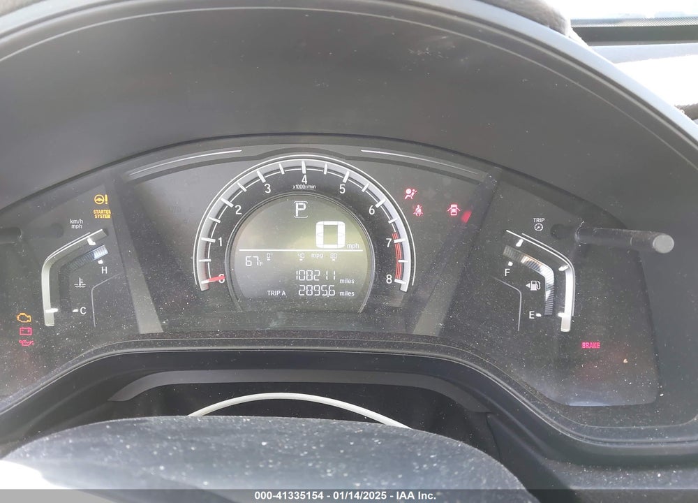 2017 HONDA CR-V LX VIN: 2HKRW5H38HH400985