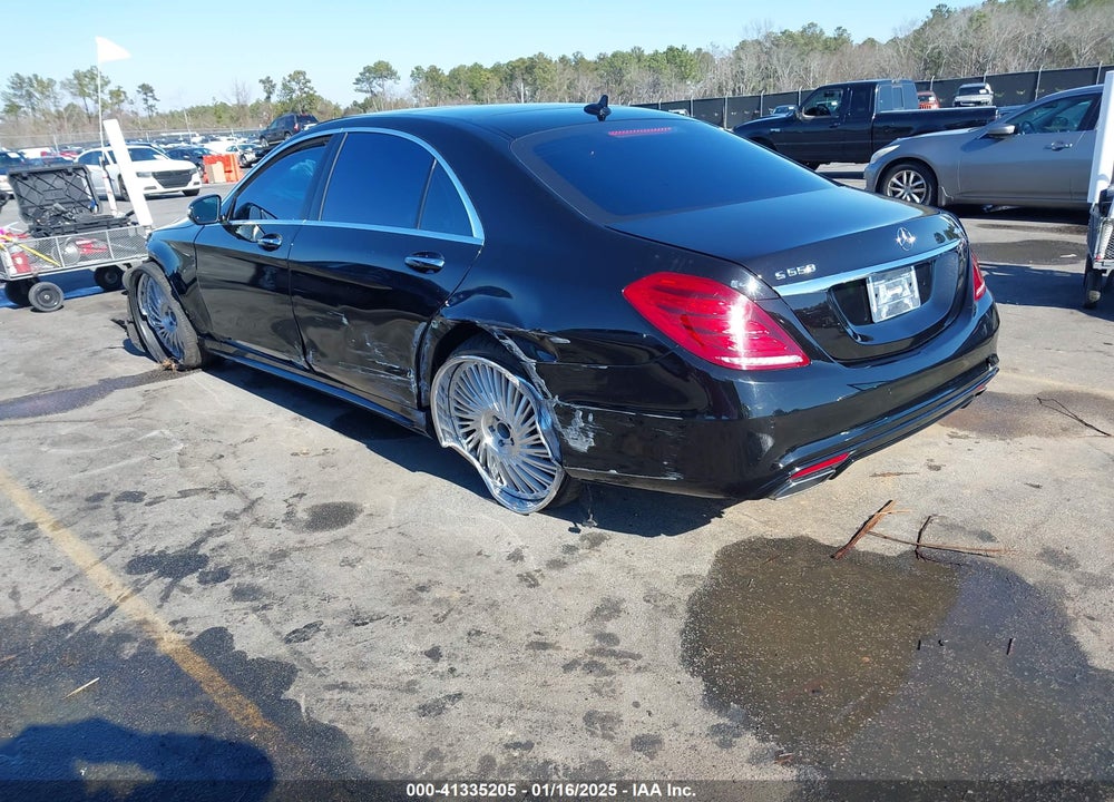 2015 MERCEDES-BENZ S 550 4MATIC VIN: WDDUG8FB1FA077456