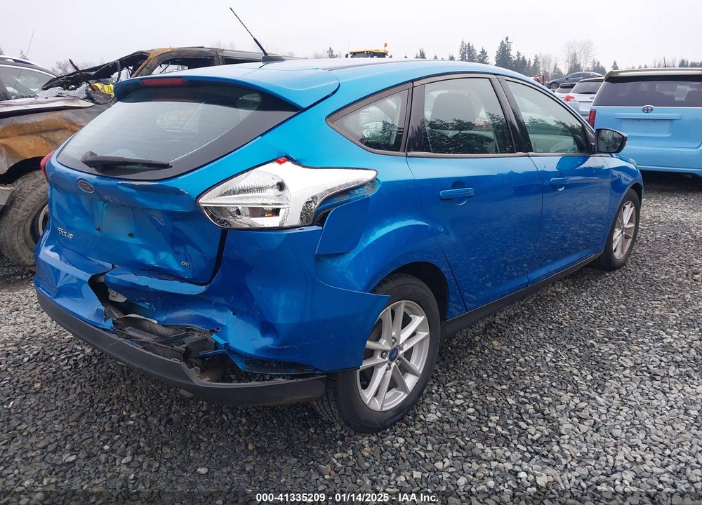 2017 FORD FOCUS SE VIN: 1FADP3K23HL220004