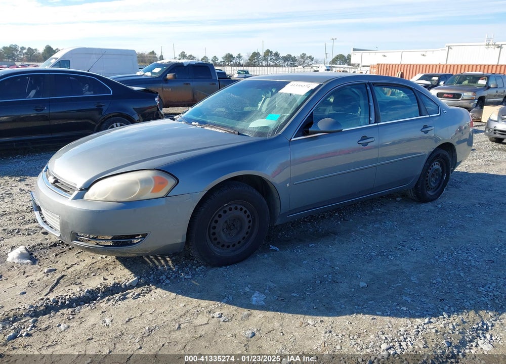 2007 CHEVROLET IMPALA LS VIN: 2G1WB58K079271334