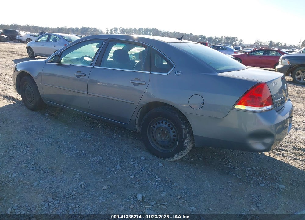 2007 CHEVROLET IMPALA LS VIN: 2G1WB58K079271334