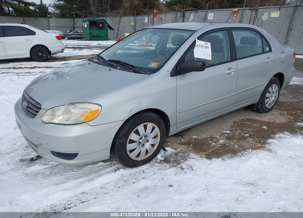 2004 TOYOTA COROLLA LE VIN: 2T1BR38E44C276094