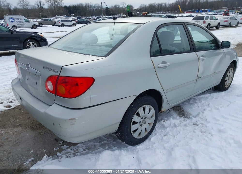 2004 TOYOTA COROLLA LE VIN: 2T1BR38E44C276094