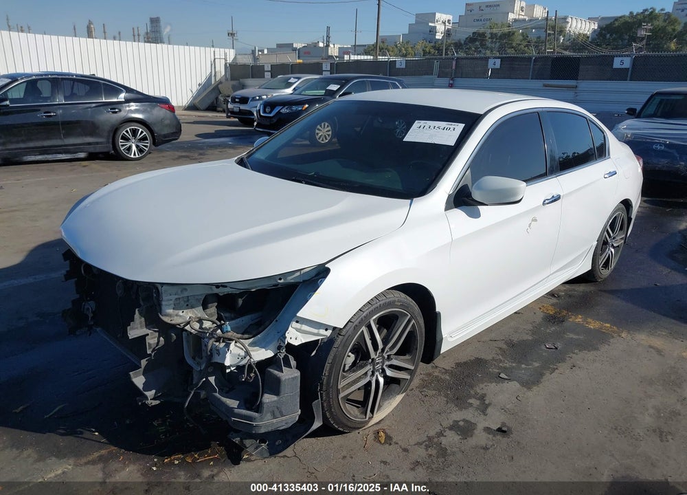 2016 HONDA ACCORD SPORT VIN: 1HGCR2F5XGA195628