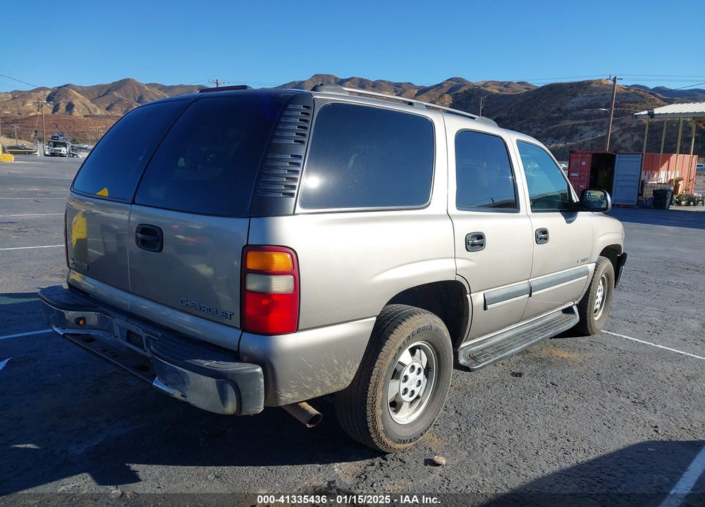 2003 CHEVROLET TAHOE LS VIN: 1GNEC13T43R293868