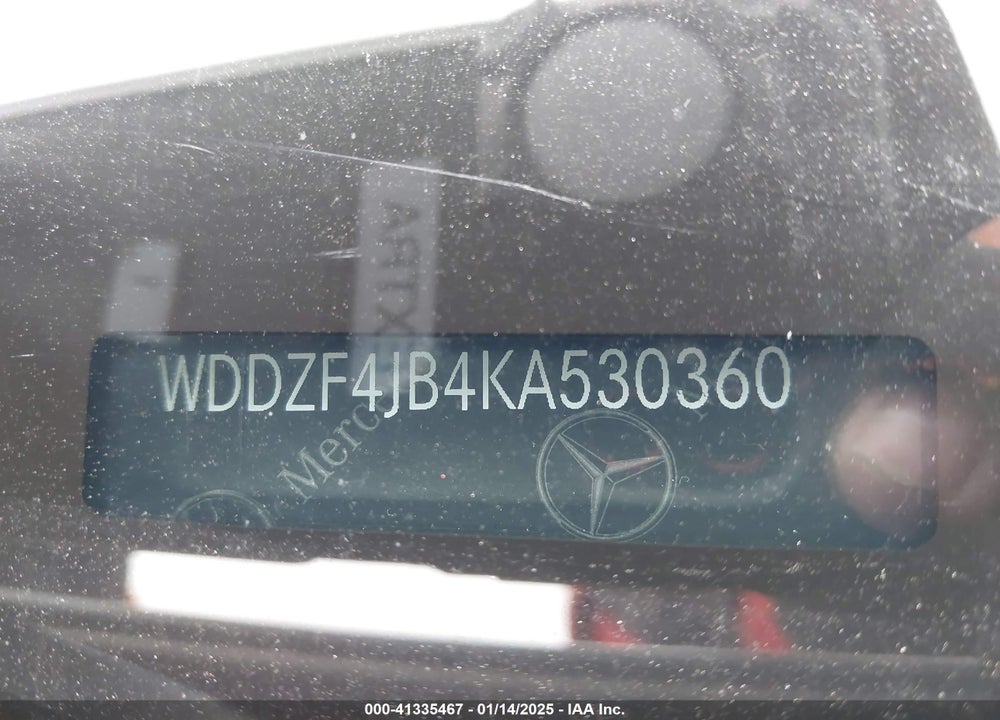 2019 MERCEDES-BENZ E 300 VIN: WDDZF4JB4KA530360
